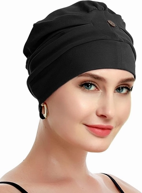 osvyo Cotton Chemo Turbans for Women Cancer Hairloss hat - Cotton Lightweight Headwear Sealed Packaging