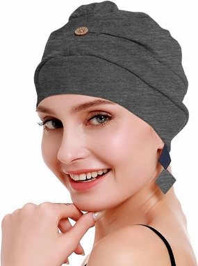 osvyo Cotton Chemo Turbans for Women Cancer Hairloss hat - Cotton Lightweight Headwear Sealed Packaging