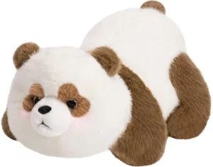 Panda Stuffed Animal Plush Toy, 14 Inch Cute Plushie, Soft Baby Doll Gift, Stuffed Panda Bear Plush for Kids, Girls, Boys, Adults(Brown)