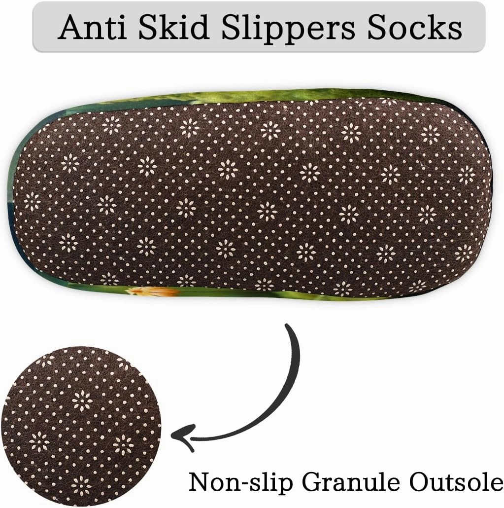 Pardick Fuzzy House Slippers for Women Men, Cute Frog Anti-Slip Fleece Lined Shoes, Home Bedroom Indoor Slippers with Plush Lining, Green Frog Warm Slippers