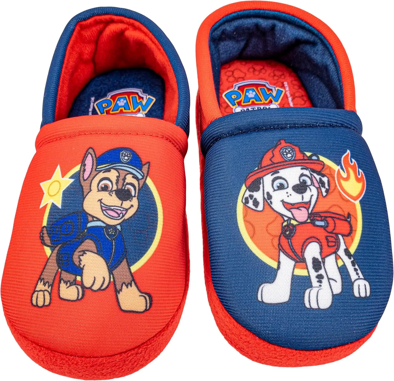 Paw Patrol Slippers for Kids, Mismatch A-Line House Shoes
