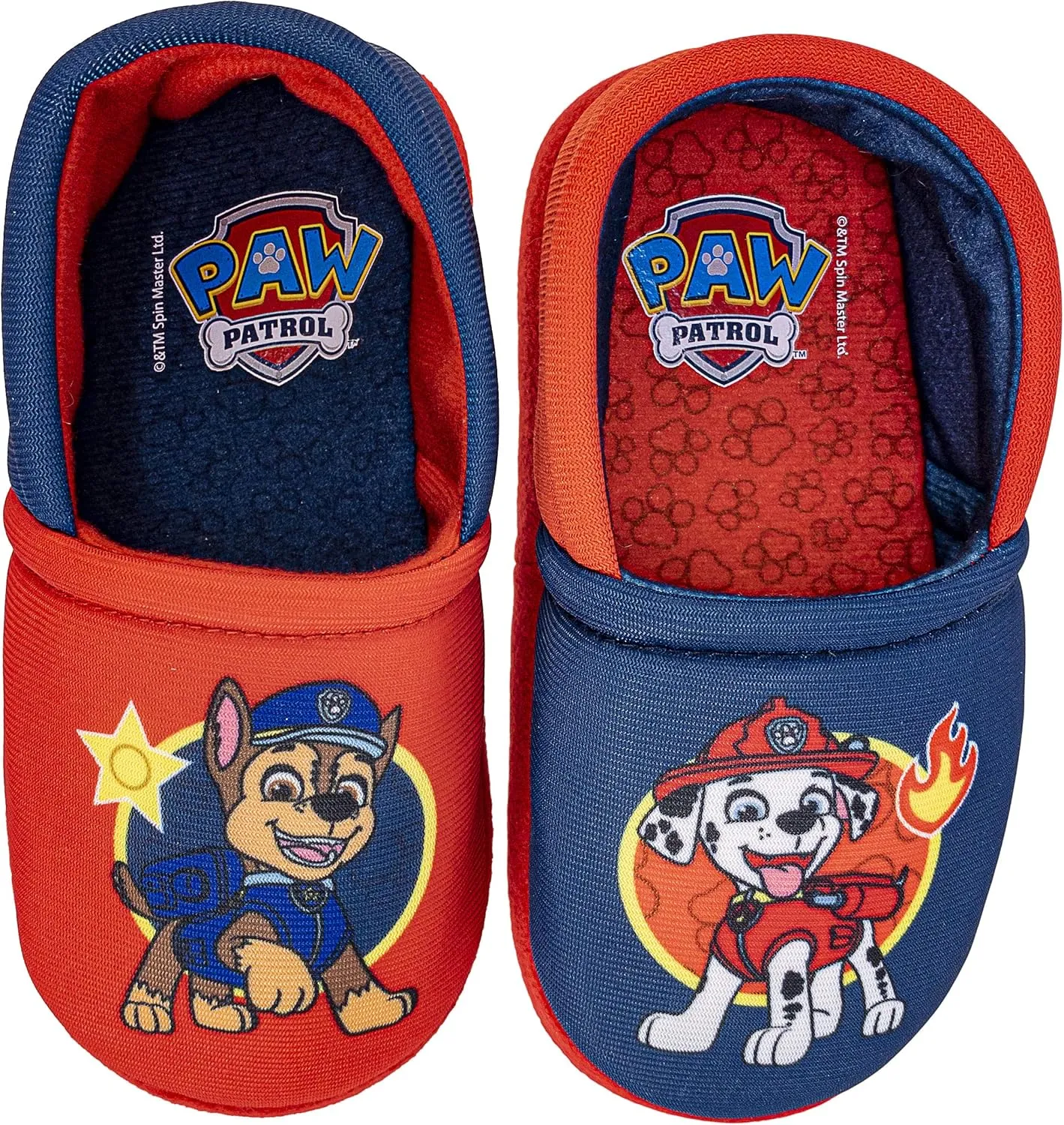 Paw Patrol Slippers for Kids, Mismatch A-Line House Shoes