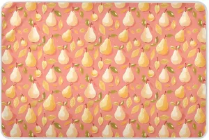 Pears Dusty Rose Extra Large Resuable Baby Bed Pad Waterproof Washable Pets Potty Training Mat Machine Washable Travel Mattress for Infant Toddler 52" L x 34" W