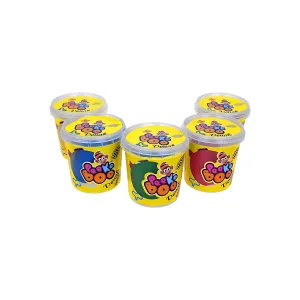 Peeka Boo Play Dough Set of 5 Jars x 100 gm