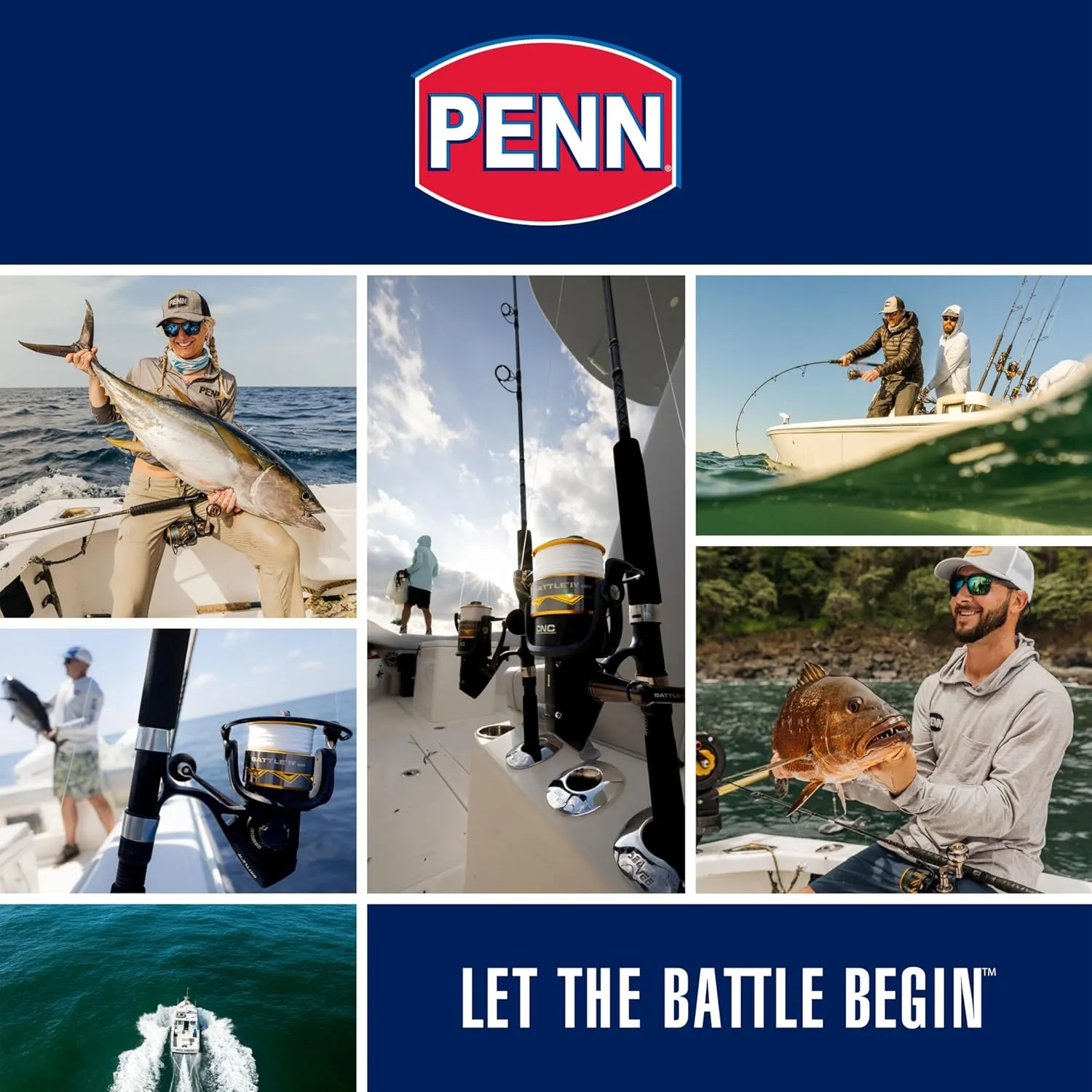 PENN Squall II Level Wind Conventional Fishing Reel