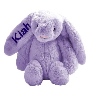 Personalized Easter Bunny Plush, Easter Bunny, Easter Bunny Decor, Easter decor, Easter Gifts (Small, Purple)