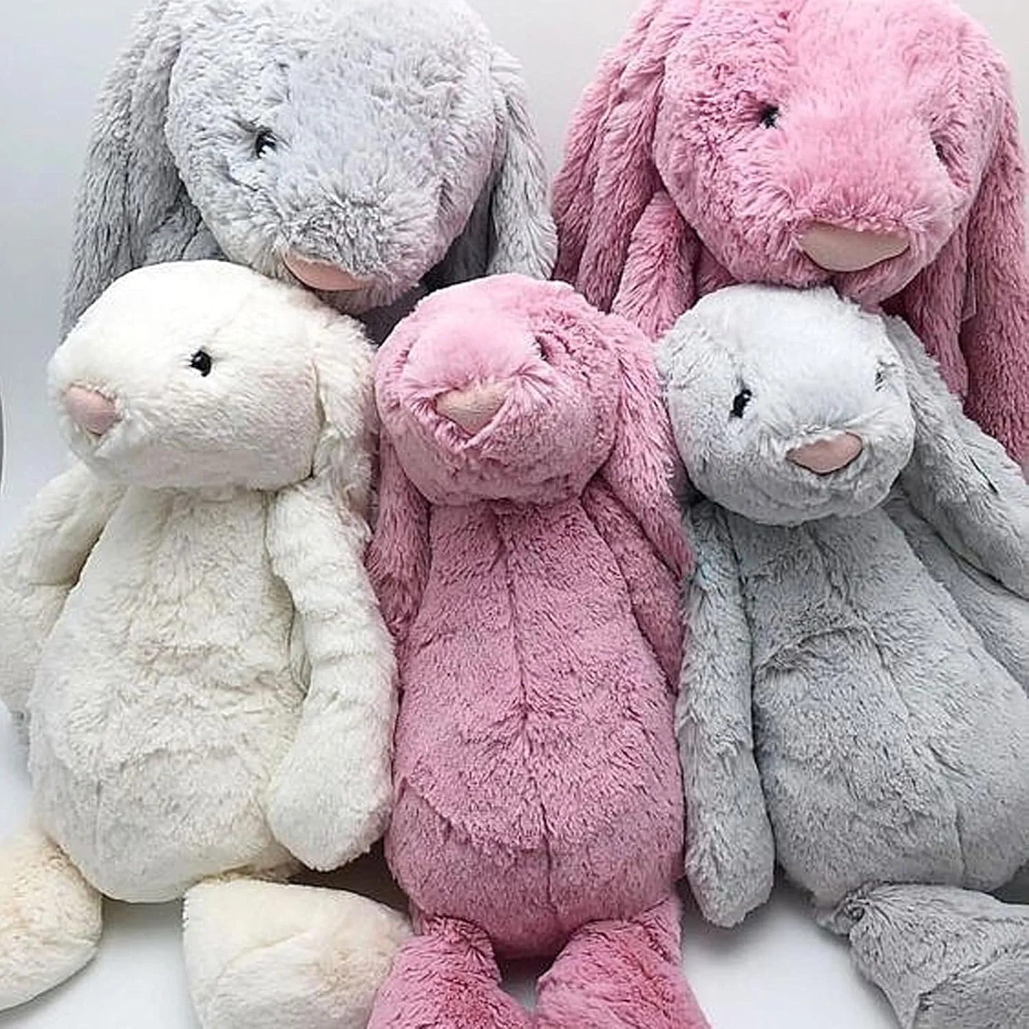 Personalized Easter Bunny Plush, Easter Bunny, Easter Bunny Decor, Easter decor, Easter Gifts (Small, Purple)