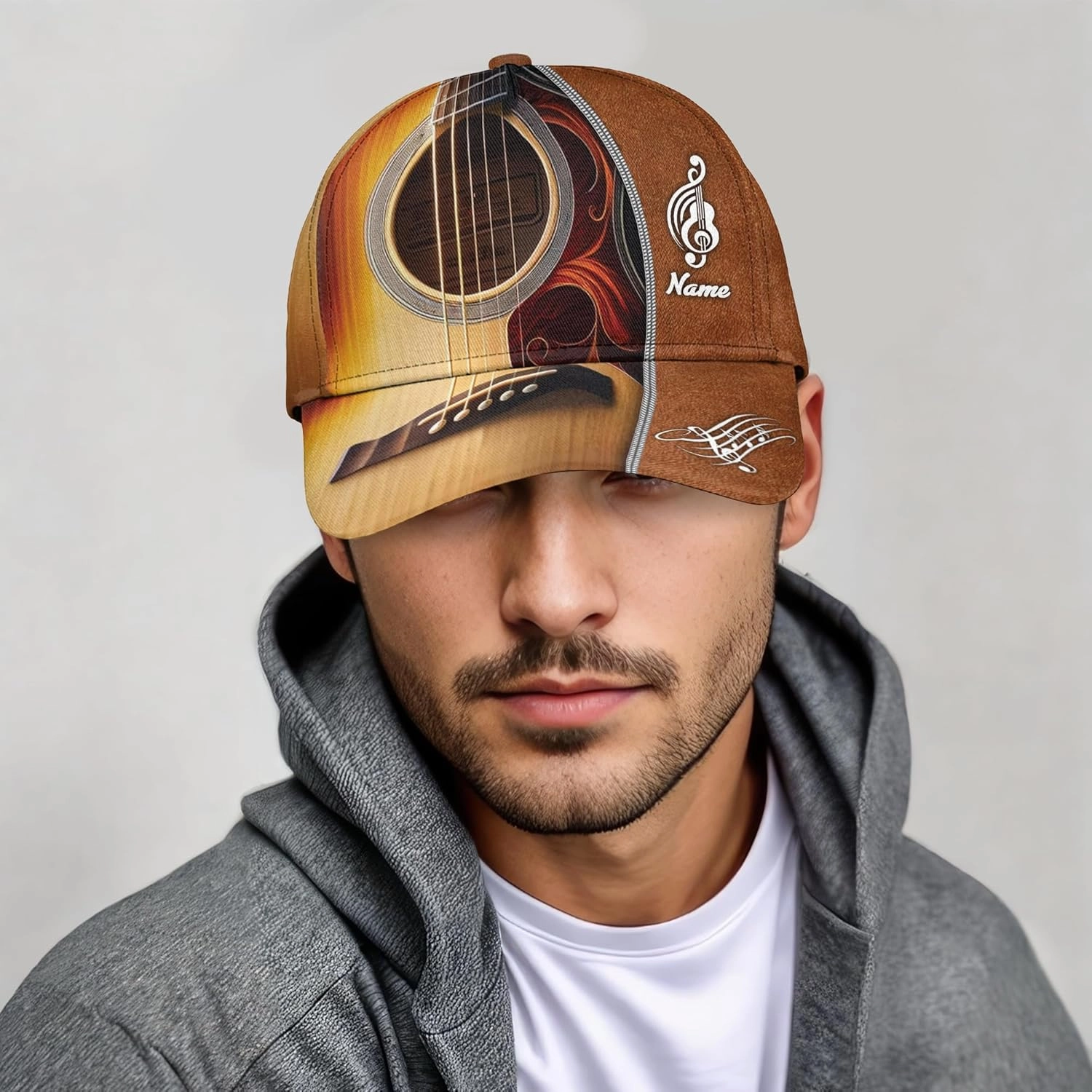 Personalized Baseball Cap, 3D Printed Ball Caps for Teen Boys, Unisex Ball Caps, Fitted Hats for Men