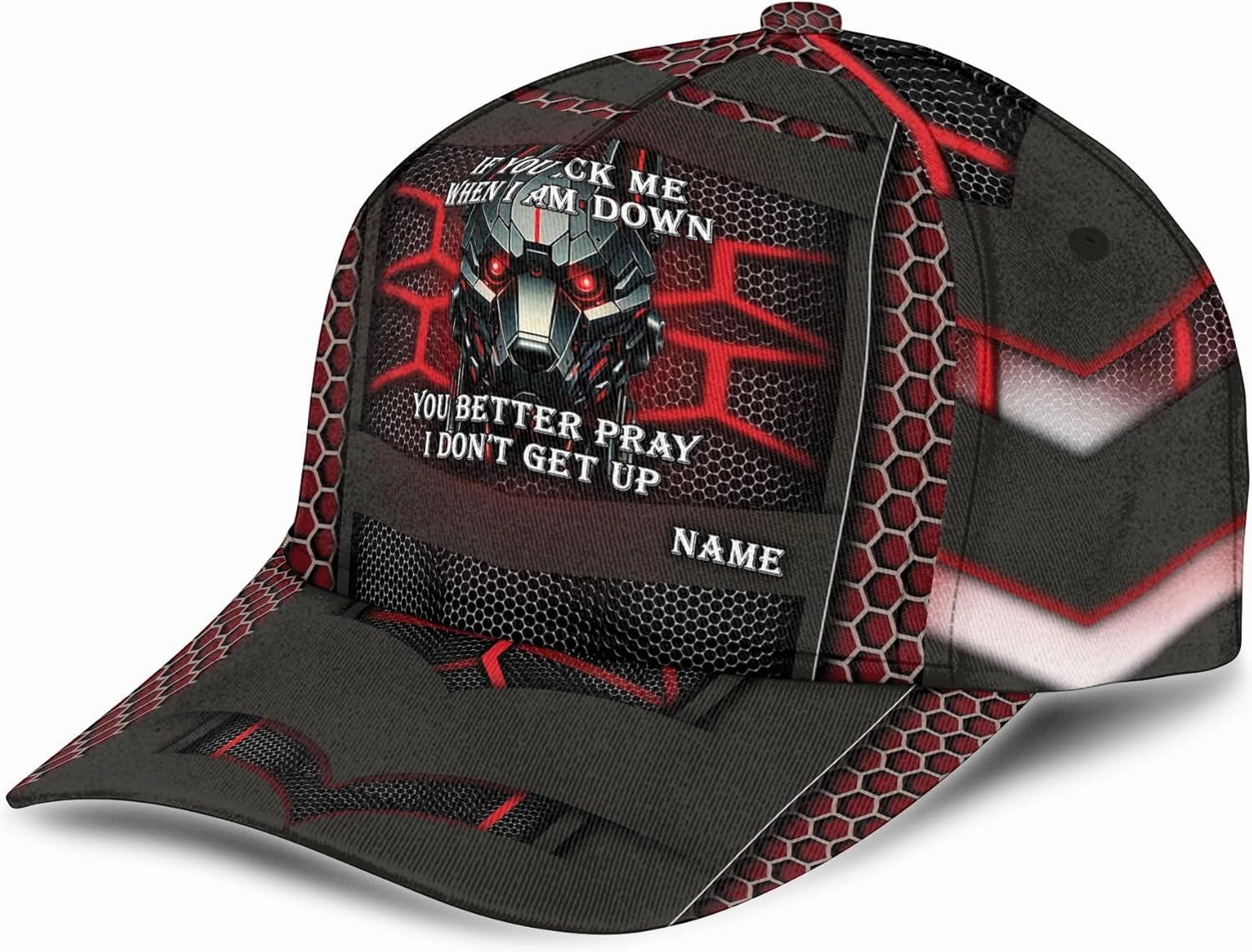Personalized Baseball Cap, 3D Printed Ball Caps for Teen Boys, Unisex Ball Caps, Fitted Hats for Men