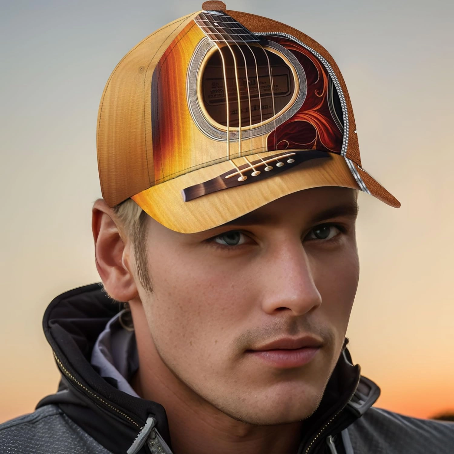 Personalized Baseball Cap, 3D Printed Ball Caps for Teen Boys, Unisex Ball Caps, Fitted Hats for Men