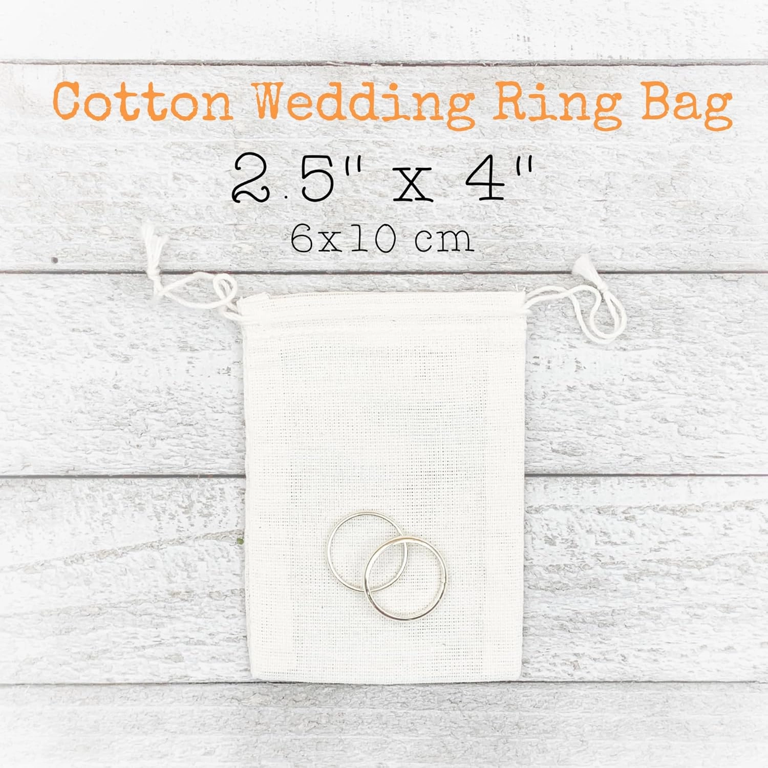Personalized Wedding Ring Bag (Wedding Bands)