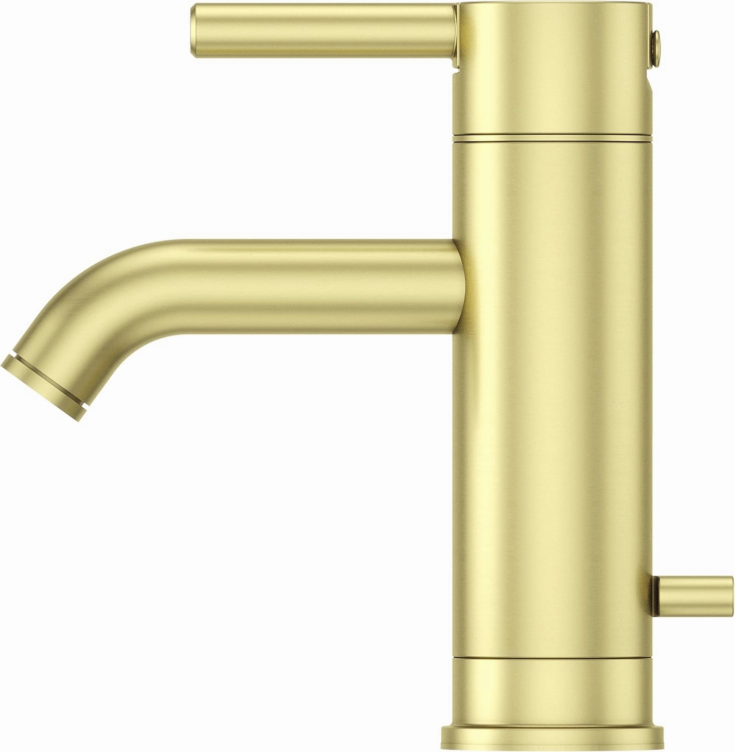 Pfister LG42NBG00 Contempra Single Control Centerset Bathroom Faucet, 4", Brushed Gold