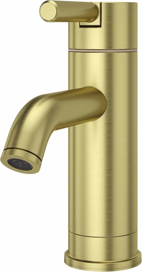Pfister LG42NBG00 Contempra Single Control Centerset Bathroom Faucet, 4", Brushed Gold