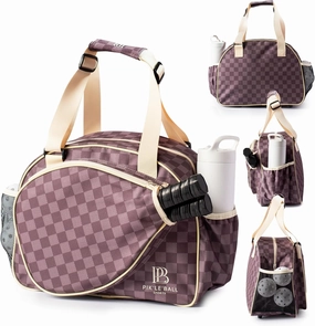 Pik’le’Ball Sport Premium Women's Pickleball Bag – Stylish and Versatile Sports Bag with Water Bottle Holder, Padded Paddle Pocket, and Spacious Design (fits 2  Paddles!)