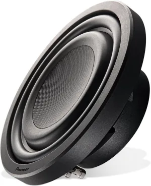 Pioneer TS-Z10LS4 10” Oversized Subwoofer, Shallow Design, Easy Installation and Flexible Fit, 1300 Watts Peak Power, Single 4 Ohms Voice Coil for Deep, Enhanced Bass Response
