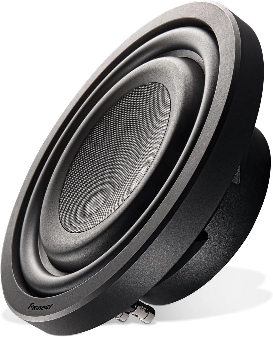 Pioneer TS-Z10LS4 10” Oversized Subwoofer, Shallow Design, Easy Installation and Flexible Fit, 1300 Watts Peak Power, Single 4 Ohms Voice Coil for Deep, Enhanced Bass Response