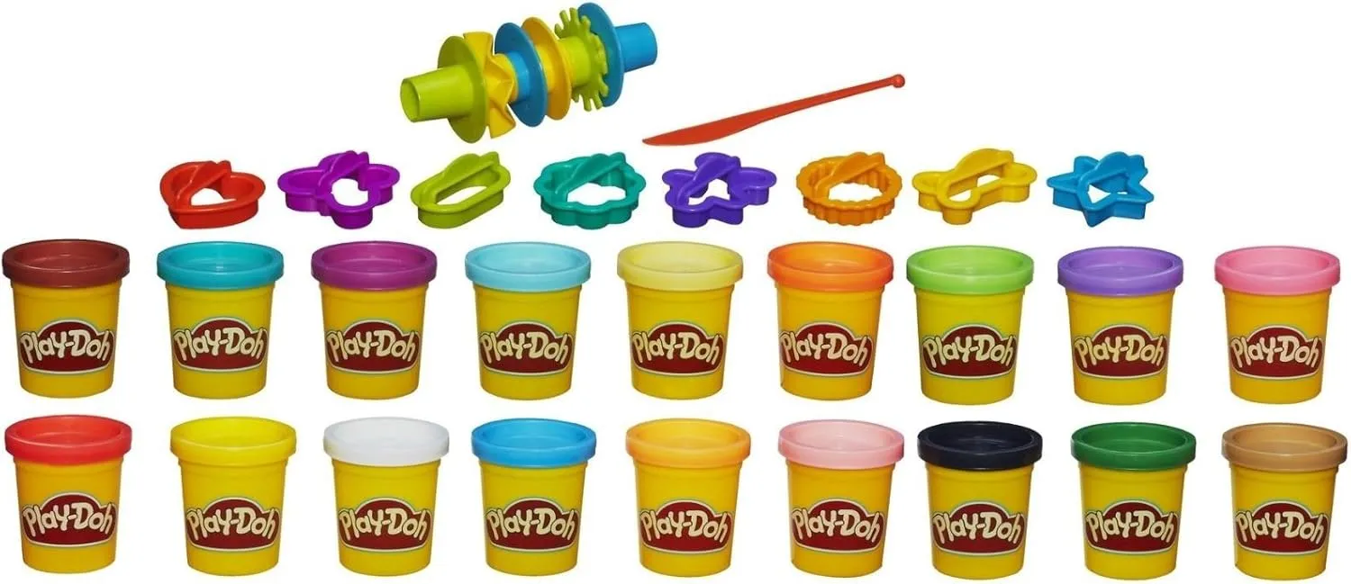 Play-Doh Super Color Kit, 18 Fun Colors, 16 Tools and Accessories
