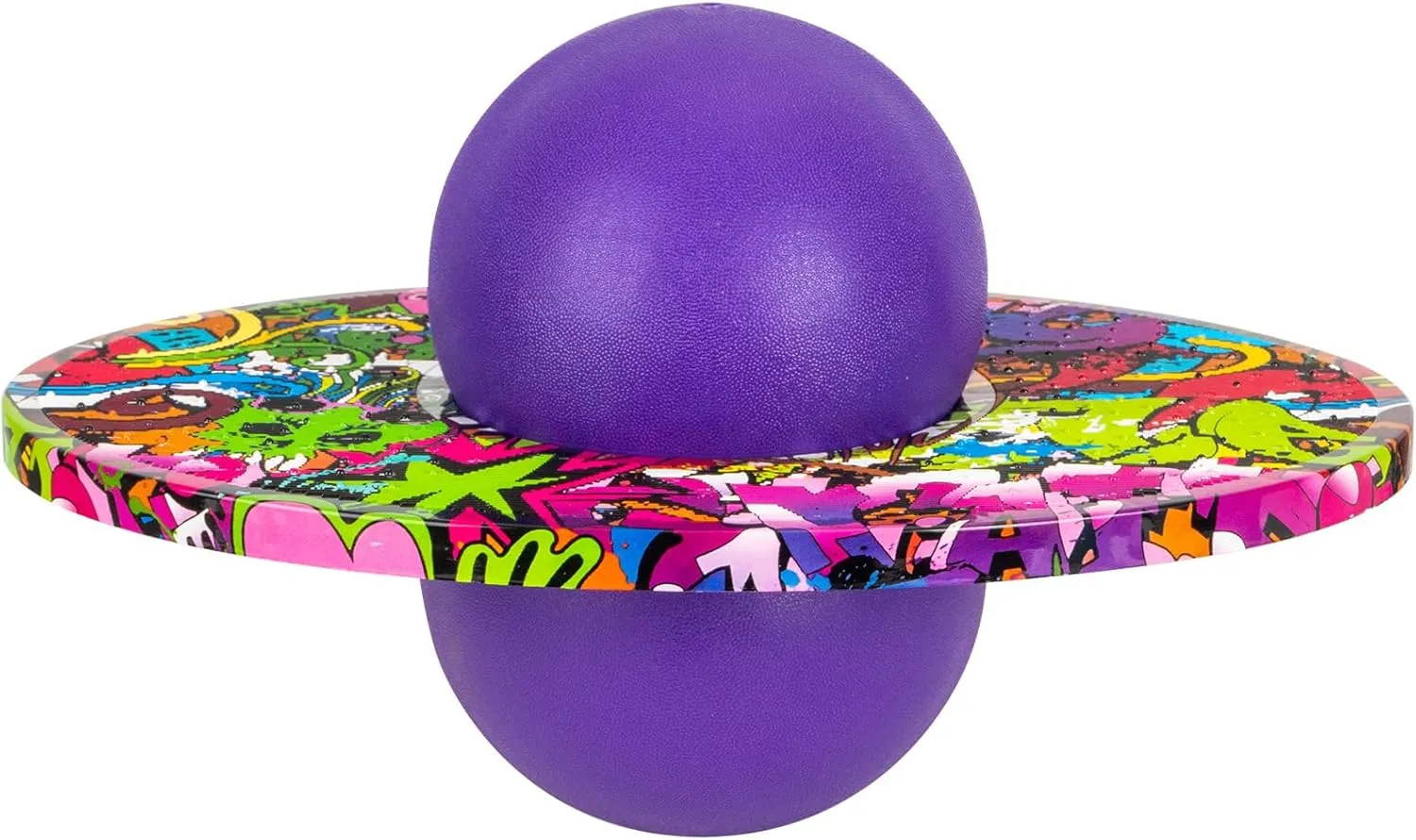 Pogo Ball for Kids, Pogo Stick Pogo Jumper for Boys and Girls Ages 6 , Up to 160 lbs, Gift for Kids, Toys for Boys and Girls, with Pump and Strong Grip Deck Purple