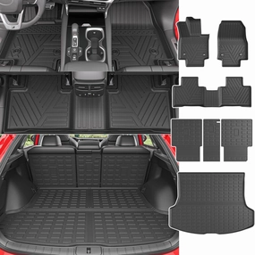 powoq Floor Mat Compatible with 2023 2024 2025 Lexus RX350 RX350H RX500H Cargo Mat TPE Floor Liner Cargo Liner Trunk Replacement for 2023 2024 2025 Lexus Accessories