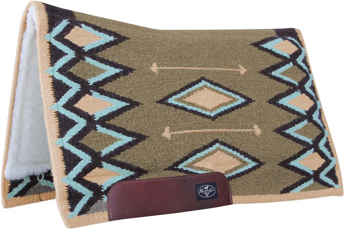 Professional's Choice Jalapeno Saddle Pad | 100% New Zealand Wool Blanket Top