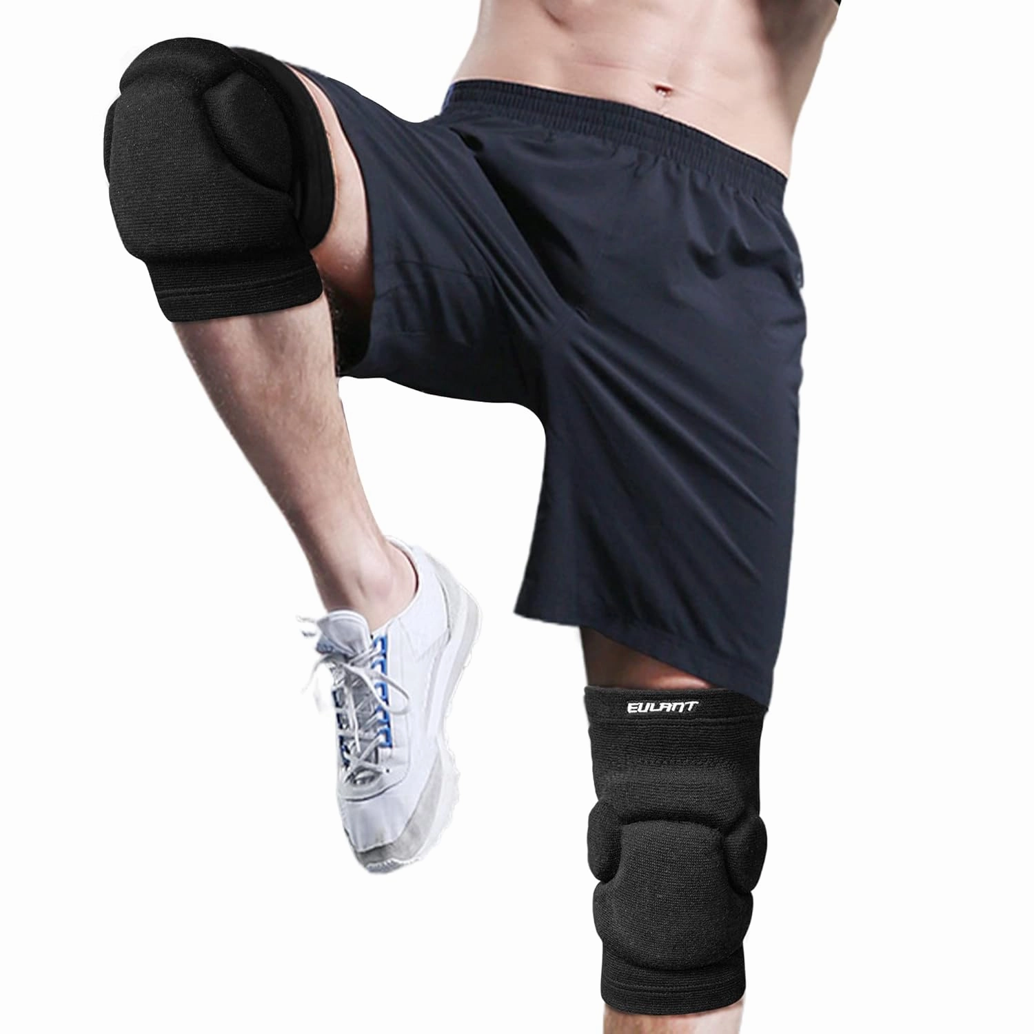 Protective Knee Pad, Volleyball Knee Pads for Men Women, Non-slip and Thick Sponge Sports Knee Pad for Volleyball Wrestling Snowboarding Workout,X-Large