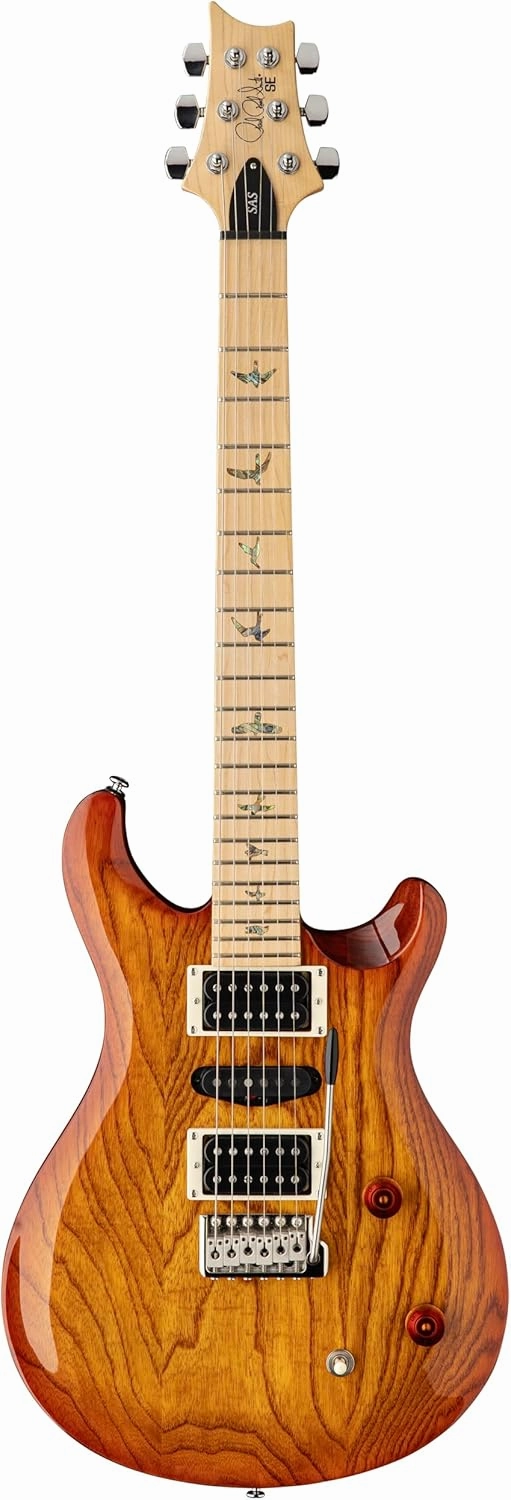 PRS Guitars 6 String SE Swamp Ash Special Electric Guitar, Vintage Sunburst with Gigbag, Right, (112886::VS:)