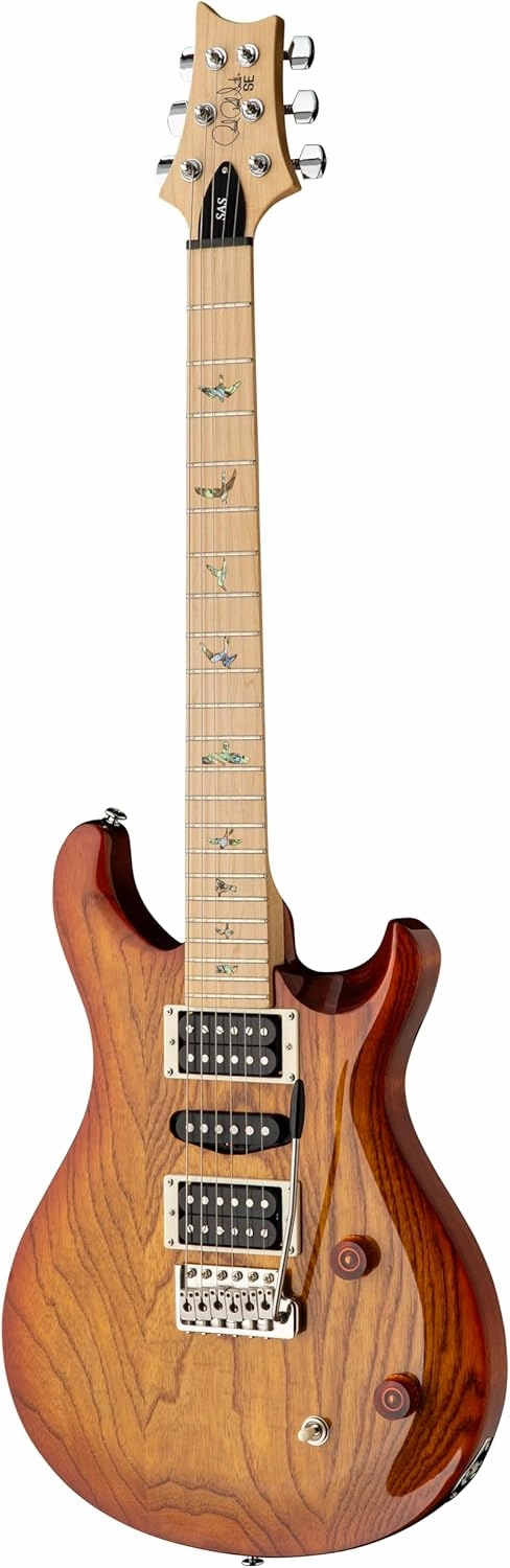 PRS Guitars 6 String SE Swamp Ash Special Electric Guitar, Vintage Sunburst with Gigbag, Right, (112886::VS:)