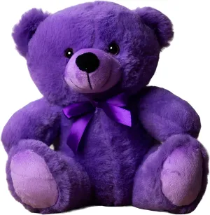 Purple Majesty Best Friends Teddy Bear Stuffed Animal - 9-Inch Soft & Hypoallergenic Plush Toy for Kids, Christmas, Baby Showers, Girlfriend, Boyfriend, Graduation