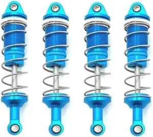 RC Car Shock Absorbers Compatible With Racing For PTG-2 For PTG-2R 1/10 Rc Car Upgrade Parts Accessories Metal Oil Shock Absorber Damper(Blue)
