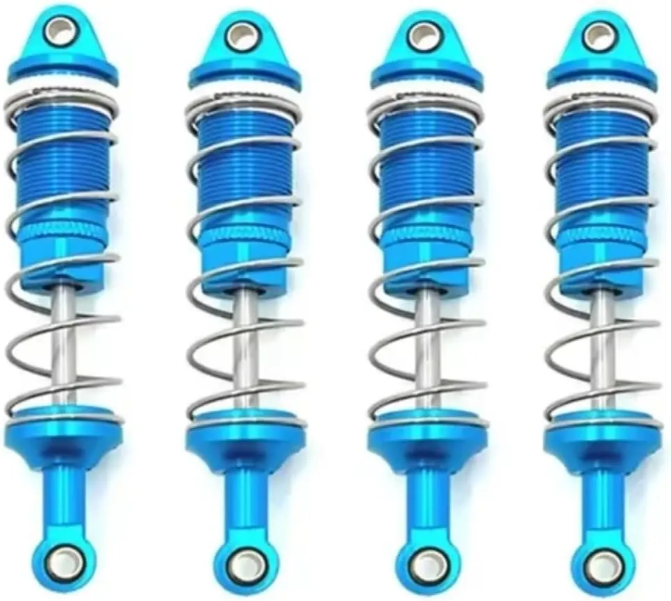 RC Car Shock Absorbers Compatible With Racing For PTG-2 For PTG-2R 1/10 Rc Car Upgrade Parts Accessories Metal Oil Shock Absorber Damper(Blue)
