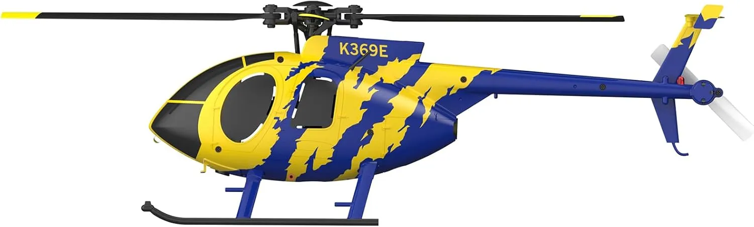RC ERA C184 MD500 2.4G 4CH Scale Single Blade Helicopter with Optical Flow, Altitude Hold, Realistic Simulation, No Aileron Design for Adults (Lightstream Version/1 Battery)