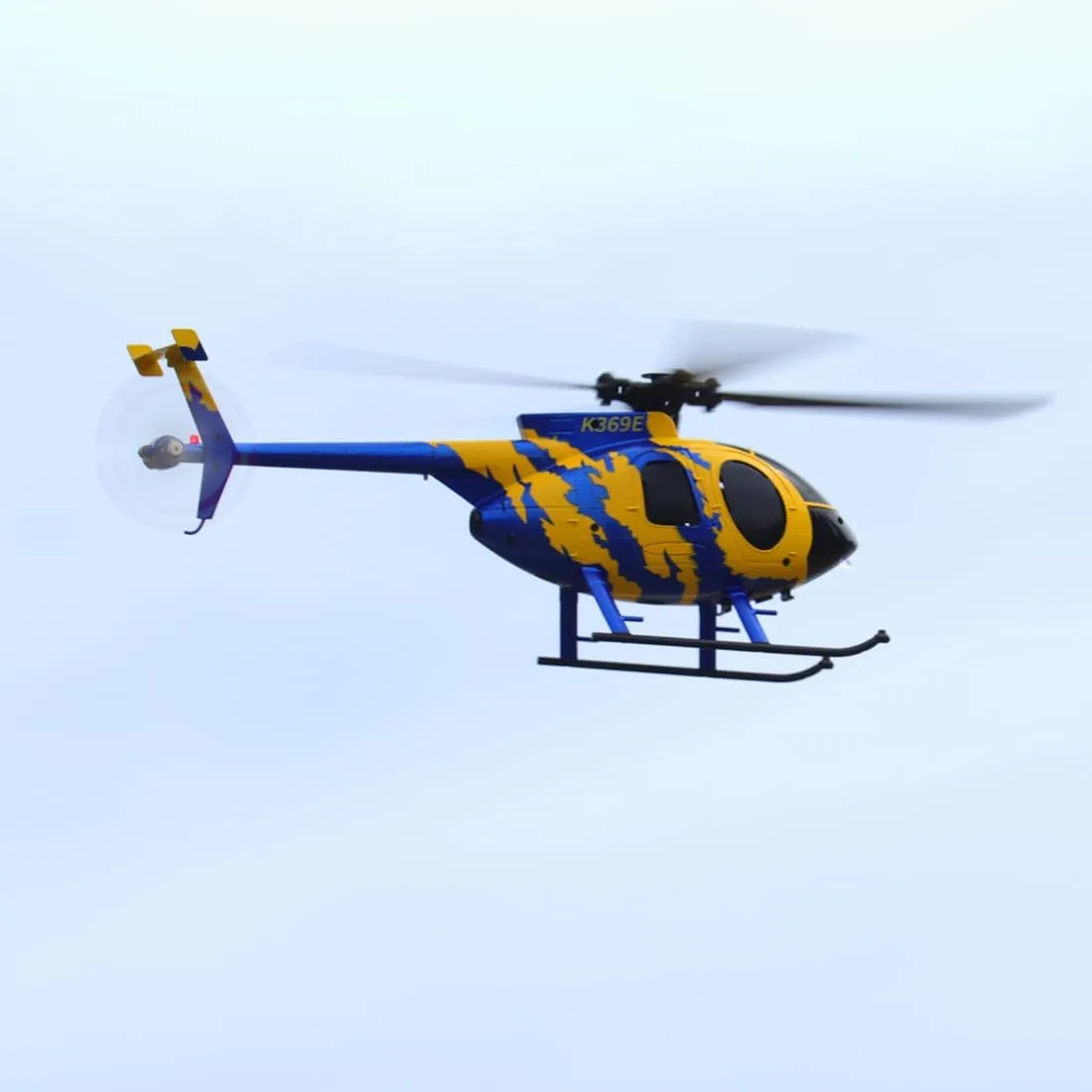 RC ERA C184 MD500 2.4G 4CH Scale Single Blade Helicopter with Optical Flow, Altitude Hold, Realistic Simulation, No Aileron Design for Adults (Lightstream Version/1 Battery)