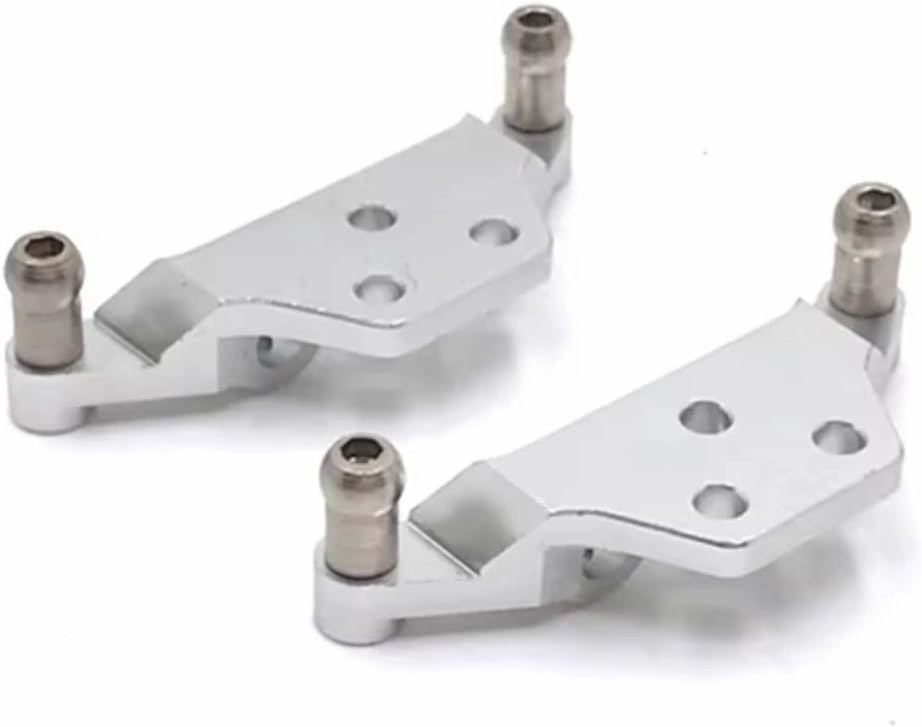 RC Car DIY Parts for WLtoys 284131 K969 K979 K989 K999 P929 P939 1/28 Metal Shock Absorber Bracket Remote Control Crawler Car Upgrade Parts Accessories(Silver)