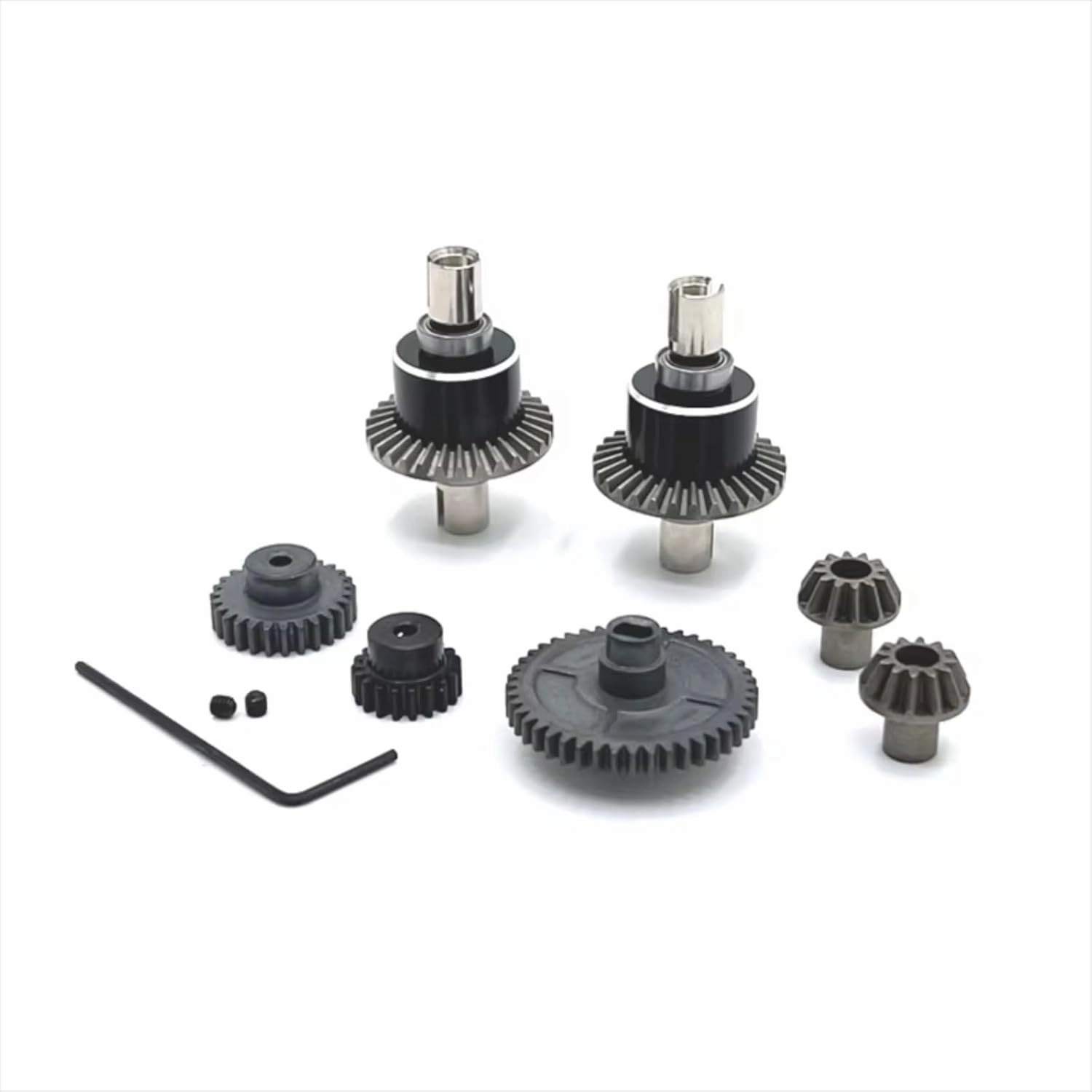 RC Car DIY Parts for WLtoys for RIaarIo XDKJ-001 XDKJ-006 AM-X12 144001 124017 124019 124007 19T 27T 44T Metal Gear Differential RC Car Upgrade Parts