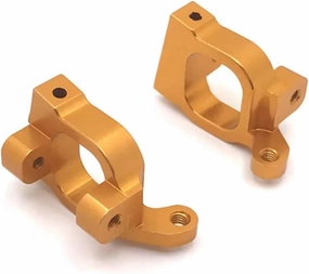 RC Car DIY Parts for WLtoys LC for Racing 144010 144001 144002 124017 124016 124018 124019 1/14 Metal C for Seat Remote Control Car Upgrade Parts Accessories(Yellow)