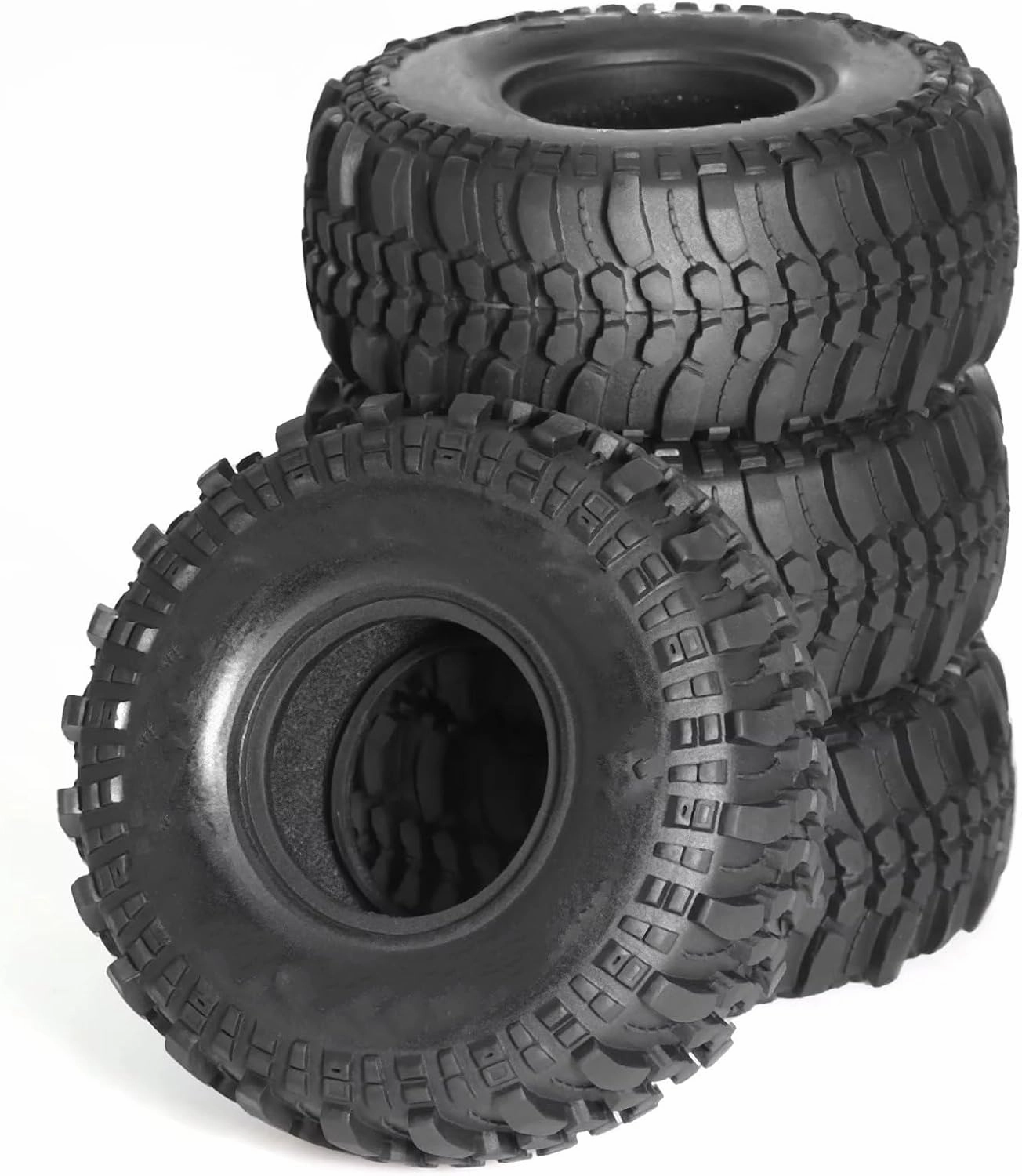RC Car Parts for Axial for Scx10 Pro for Redcat for Capra for Traxxas for Trx4 D90 1/10 RC Crawler Car 4PCS 118mm 1.9" Soft Rubber Tire Wheel Tyre