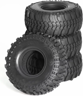 RC Car Parts for Axial for Scx10 Pro for Redcat for Capra for Traxxas for Trx4 D90 1/10 RC Crawler Car 4PCS 118mm 1.9" Soft Rubber Tire Wheel Tyre