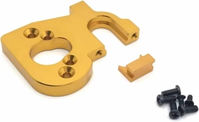RC Car Upgrade Part for Wltoys 144010 144001 144002 124016 124017 124018 124019 Metal Upgrade Modified Motor Bracket Remote Control Car Upgrade Parts Accessories(Yellow)