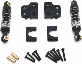 Rc Shock Absorber for MN for MN82 LC79 for MN78 1/12 Aluminum Rear Axle for Spring Fixing Shock Absorber DIY RC Car Truck Parts and Accessories Upgrade Replacement(Black)