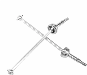 RC Transmission Shaft Compatible with Wltoys 144001 124019 LC for Racing 2Pcs 45 Hardened Steel CVD Drive Shaft 1/14 RC Drift Car Upgrade Parts