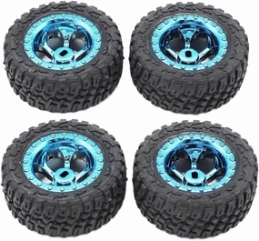 RC Tyre Set for Wltoys 284161 4Pcs Rubber Tire Wheel Tyre 284161-2133 for 1/28 RC Car Spare Parts Accessories