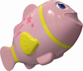 Rechargeable Swimming Fish Toy, Robot Water Toys with Temp-Color Eyes for Baby Bath, Alive Pool Diving Toys for Kids Swim, Bathtub, Water Table