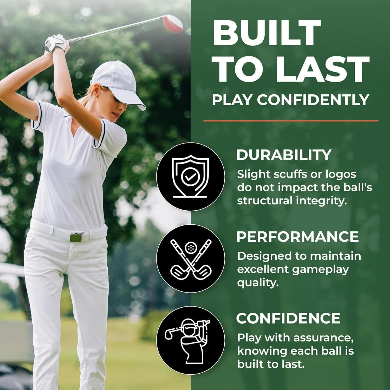 Recycled Golf Balls for Titleist Pro V1x - Bulk Premium Used Golf Balls for Men and Women
