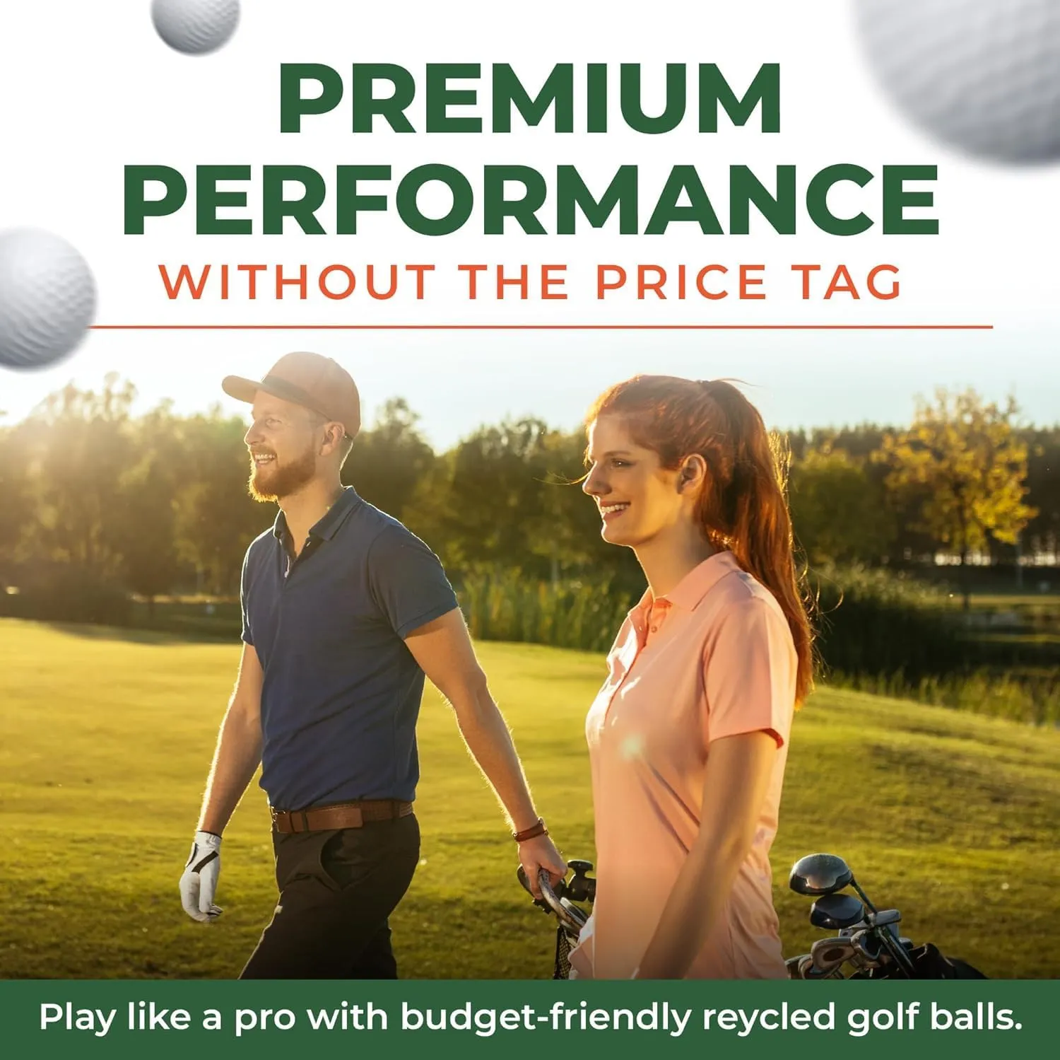Recycled Golf Balls for Titleist Pro V1x - Bulk Premium Used Golf Balls for Men and Women