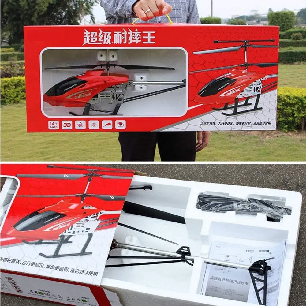 Remote Control Helicopter Aircraft Toy Children's Toys Alloy RC Helicopter Stable Easy Learn Good Operation Helicopter Flying Toys Boy Girl Birthday Gift 3.5Channel