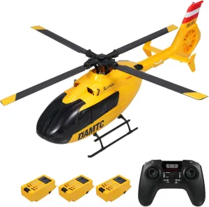 Remote Control Helicopter with Brushless Motors, Altitude Hold, Gyro, Optical Flow Positioning Function and LED Lights, 2.4GHz Mini Aircraft Toy for Beginners Kids Adults