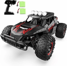 Remote Control Car 1:16 Remote Control Truck High Speed 25 km/h All Terrain Off-Road RC Car 2.4Ghz Monster Truck Two Rechargeable Batteries 70 min for Boys,Girls Kids and Adults