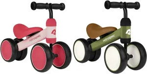 Retrospec Cricket Baby Walker Balance Bike with 4 Wheels for Ages 12-24 Months & Cricket Baby Walker Balance Bike with 4 Wheels for Ages 12-24 Months - Toddler Bicycle Toy