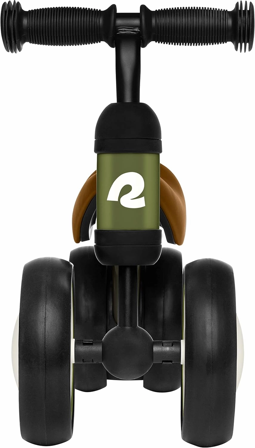 Retrospec Cricket Baby Walker Balance Bike with 4 Wheels for Ages 12-24 Months - Toddler Bicycle Toy for 1 Year Old’s - Ride On Toys for Boys & Girls