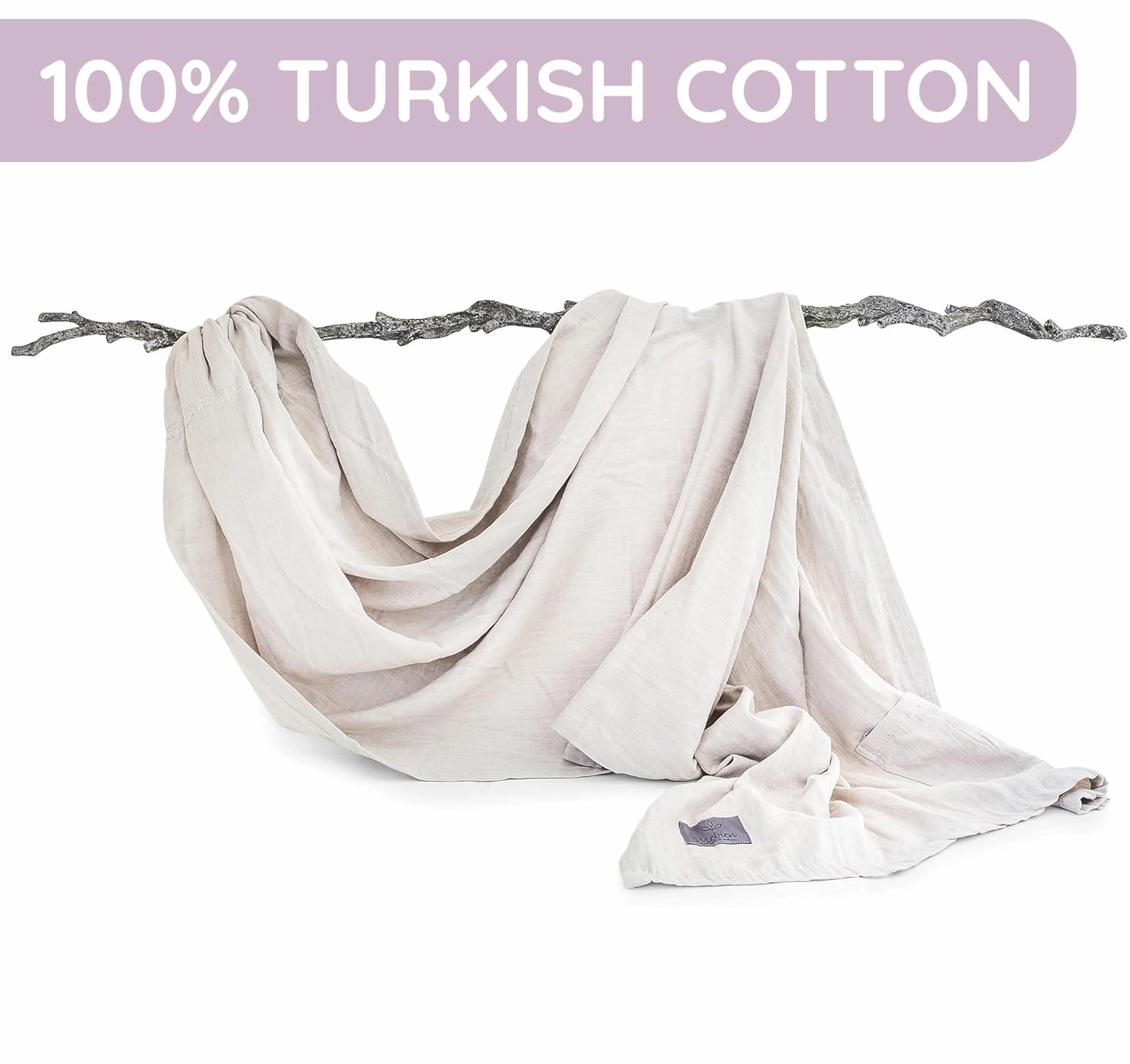 Ring Sling Baby Carrier 100% Cotton Muslin Front and Chest Newborn to Toddler Carrier and Baby Sling (Beige)